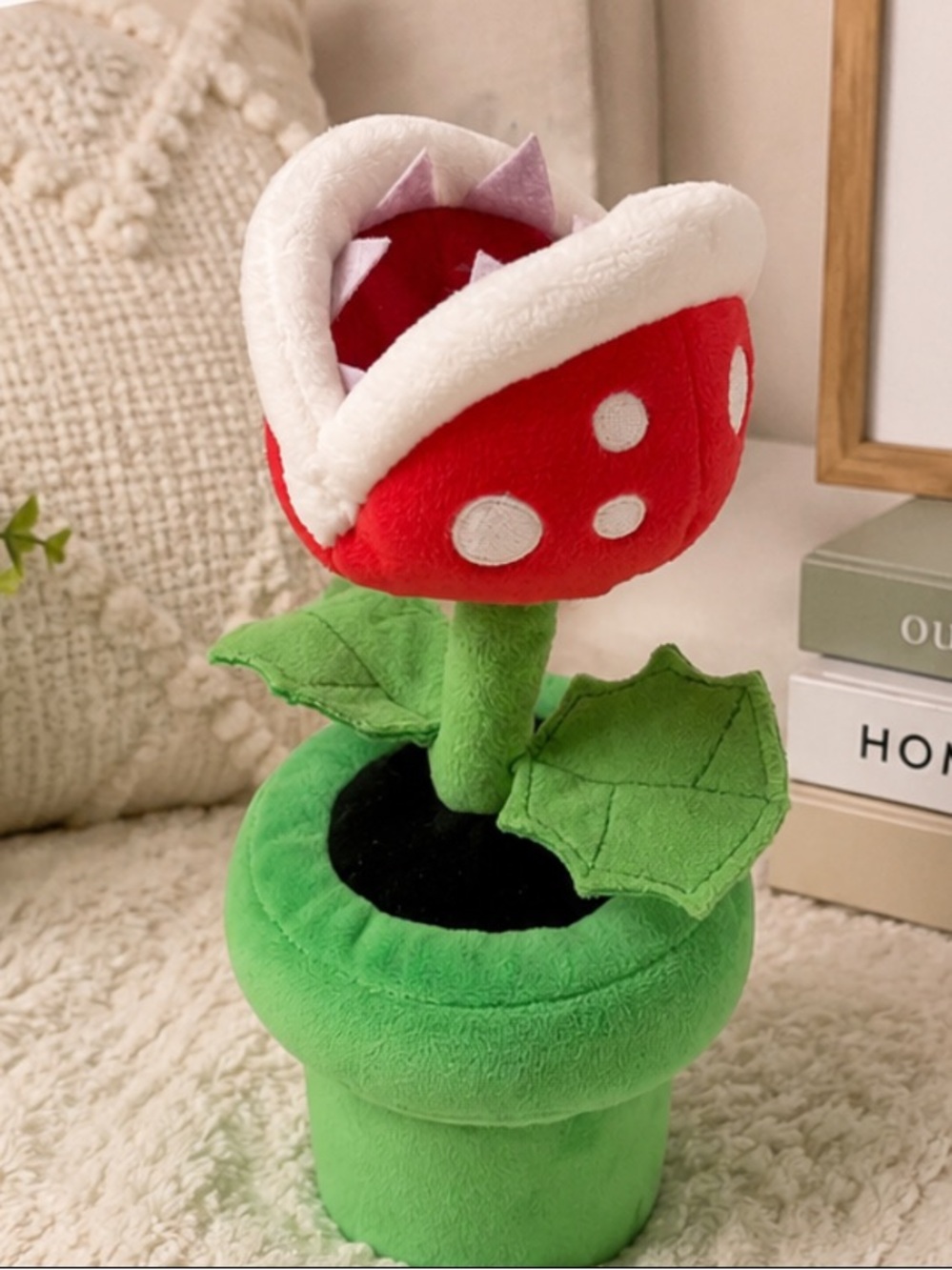 Piranha Plant Plush Stuffed Toy Green Pipe